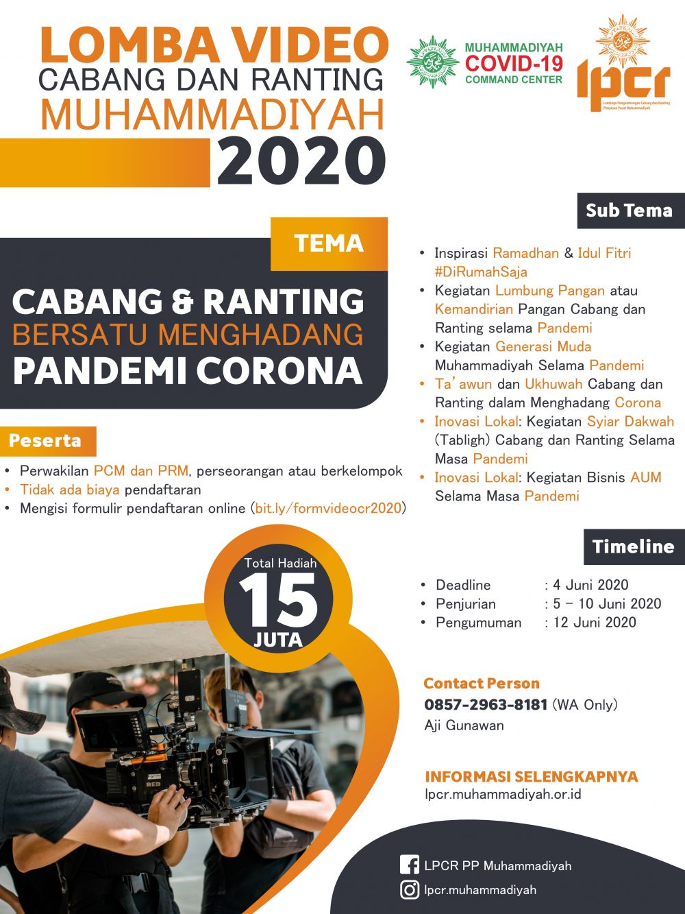 Lomba Video LPCR PP Muhammadiyah 2020